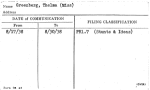 Greenberg, Thelma (Miss)