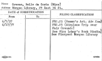 Greene, Belle da Costa (Miss)