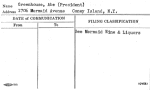 Greenhouse, Abe (President)