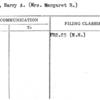 Gregg, Harry A. (Mrs. Margaret R.)