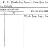 Gregg, M.F. (Dominion Treas. Canadian Legion)