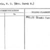 Gregorie, W.D. (Mrs. Sarah B.)