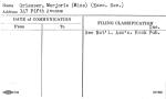 Griesser, Marjorie (Miss) (Exec. Sec.)