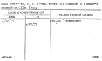Griffith, C.R. (Pres. Knoxville Chamber of Commerce)