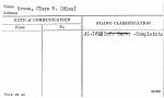 Gross, Clara V. (Miss)