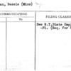 Grossman, Bessie (Miss)