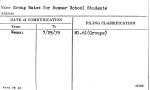 Group Rates for Summer School Students