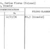 Guerra, Carlos Flores (Colonel)