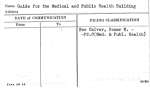 Guide for the Medical and Public Health Building