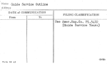 Guide Service Outline