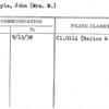 Guilfoyle, John (Mrs. M.)