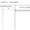 Gushon, Archie A. (President)