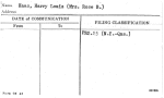 Haas, Harry Louis (Mrs. Rose B.)