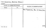 Haedrich, William (Pres.)