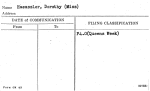 Haeussler, Dorothy (Miss)