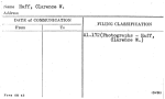 Haff, Clarence W.