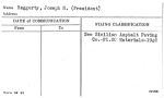 Haggerty, Joseph H. (President)