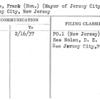 Hague, Frank (Hon.) (Mayor of Jersey City)