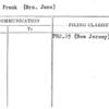 Hague, Frank (Mrs. Jane)