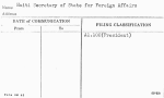 Haiti Secretary of State for Foreign Affairs
