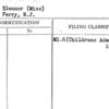 Halak, Eleanor (Miss)