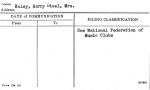 Haley, Harry Steel, Mrs.