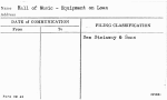 Hall of Music - Equipment on Loan