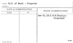 Hall of Music - Programs