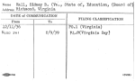 Hall, Sidney B. (Va., State of, Education, (Board of)