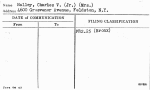 Halley, Charles V. (Jr.) (Mrs.)