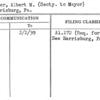 Hamer, Albert M. (Secty. to Mayor)