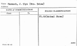 Hammack, J. Glyn (Mrs. Zelma)