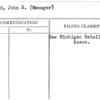 Hammond, John E. (Manager)