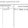 Handkerchief Applications List