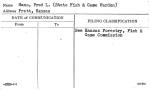 Hans, Fred L. (State Fish & Game Warden)
