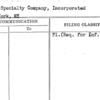 Harco Specialty Company, Incorporated