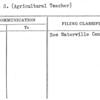 Hart, K.S. (Agricultural Teacher)