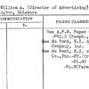 Hart, William A. (Director of Advertising)