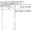 Hasemann, John H. (Publicity Dir.)