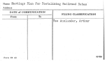 Hastings Plan for Postalizing Railroad Rates