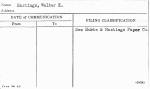 Hastings, Walter E.