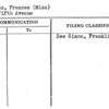 Hawkes, Frances (Miss)