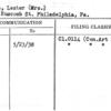 Hecht, Lester (Mrs.)