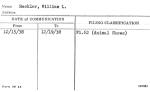 Heckler, William L.