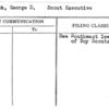 Hedrick, George D. Scout Executive