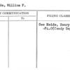 Heide, William F.