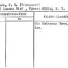 Heineman, F.H. (Treasurer)