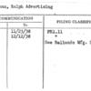 Heineman, Ralph Advertising