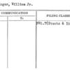 Heisinger, William Jr.