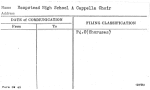 Hempstead High School A Cappella Choir